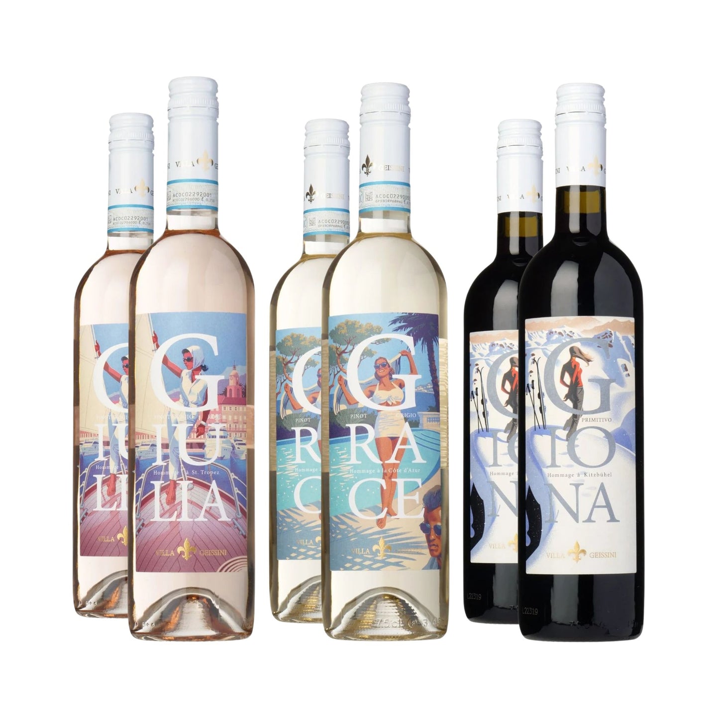 Geissini Wein Mischkarton 3 x 2 Flaschen